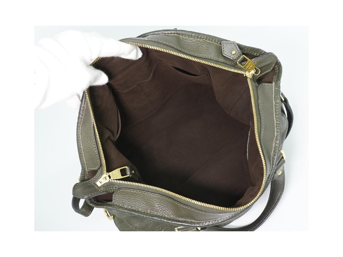 Louis Vuitton - Handtasche Stellar PM Leder - Khaki