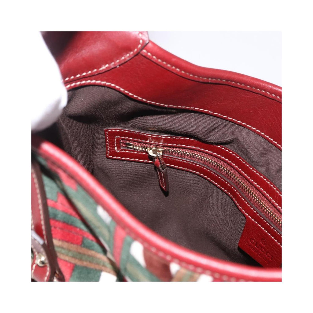 Gucci - Axelväska Vintage Jackie Shoulder Canvas - Grön