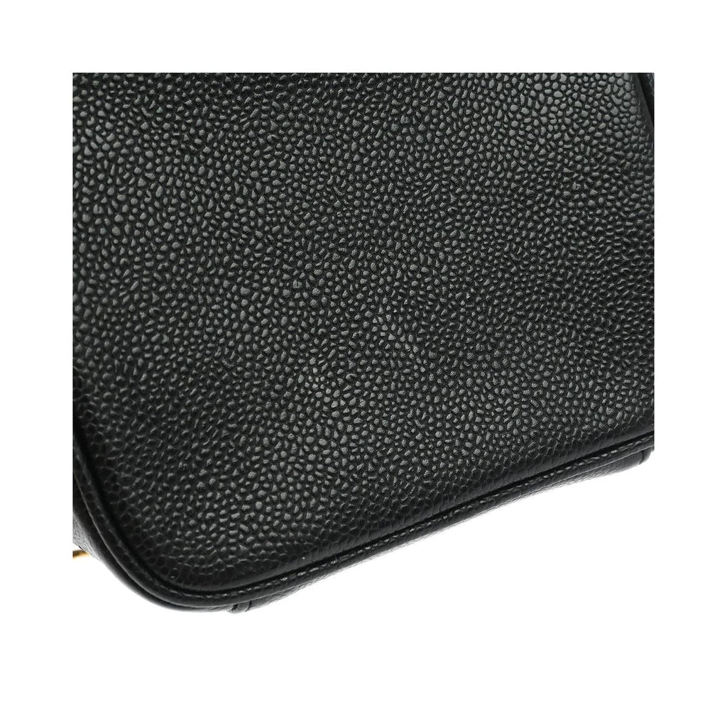 Chanel - Pochette beauty case vintage Timeless piccola in pelle - Nera