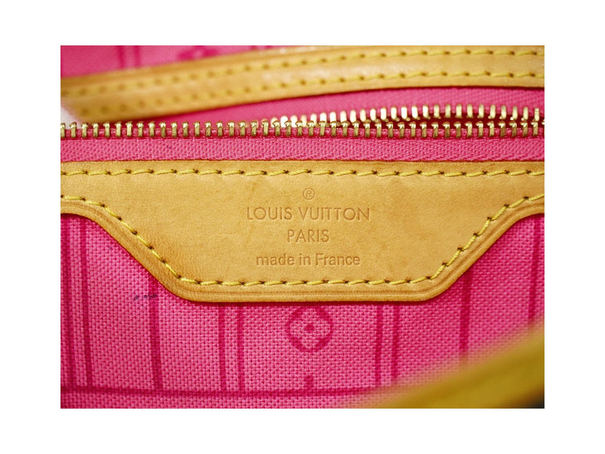 Louis Vuitton - Borsa shopper Neverfull MM in tela - Marrone