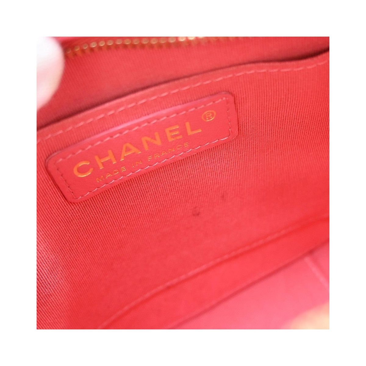 Chanel - Timeless CC Octagon Camera Case Mini Axelremsväska i läder - Rosa