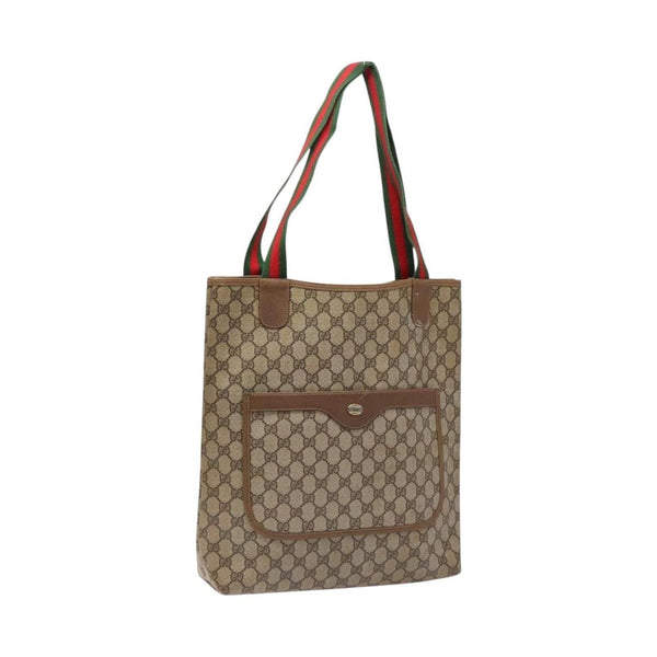 Gucci Ophidia Front Pocket Shopper Tote GG Coated Canvas Product Image