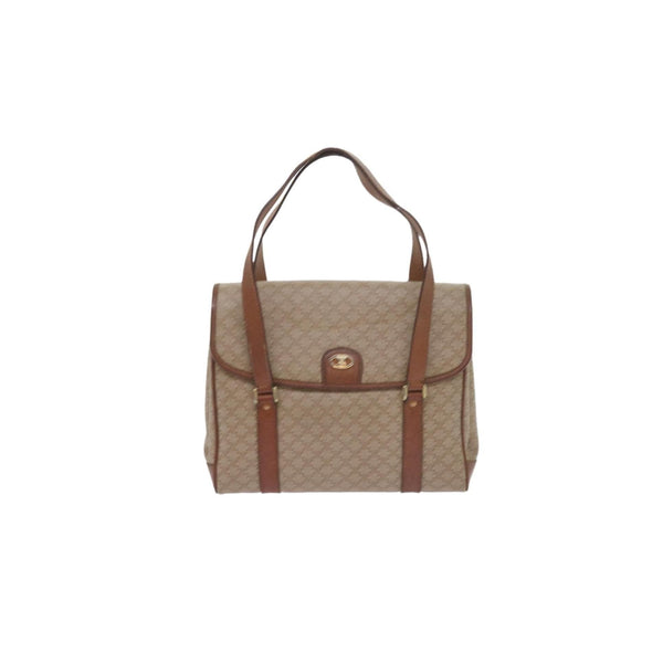 Celine Vintage Macadam Handbag Canvas and Leather Product Image