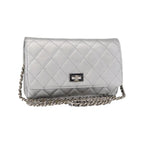 Chanel - Axelremsväska Reissue 2.55 Wallet On Chain Läder - Silver