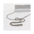 Chanel - Axelremsväska Reissue 2.55 Wallet On Chain Läder - Silver
