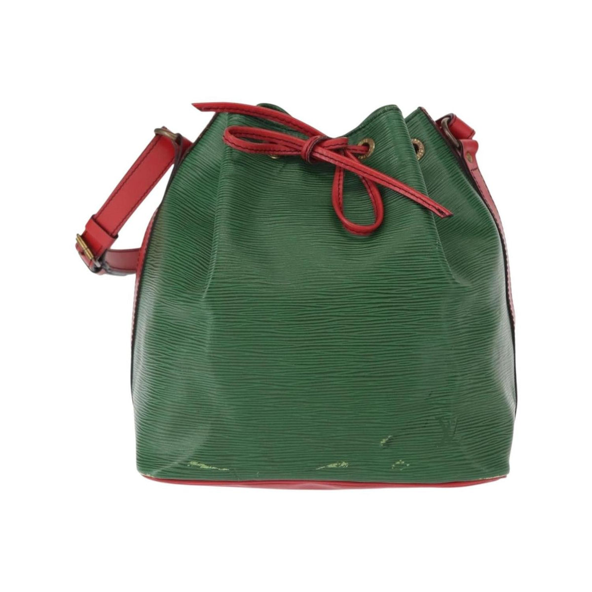 Louis Vuitton - Axelväska Bicolor Petit Noe Handbag Läder - Grön