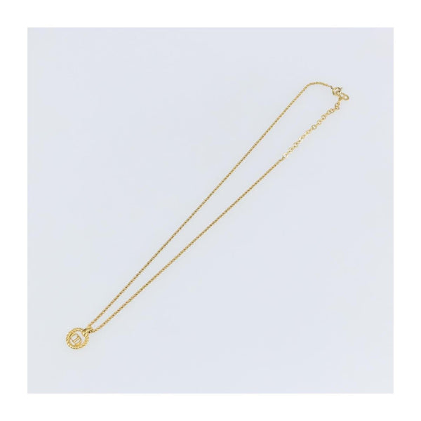 Christian Dior CD Round Pendant Necklace Metal Product Image
