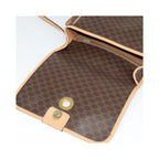 Celine - Borsa a spalla Macadam in tela - Marrone