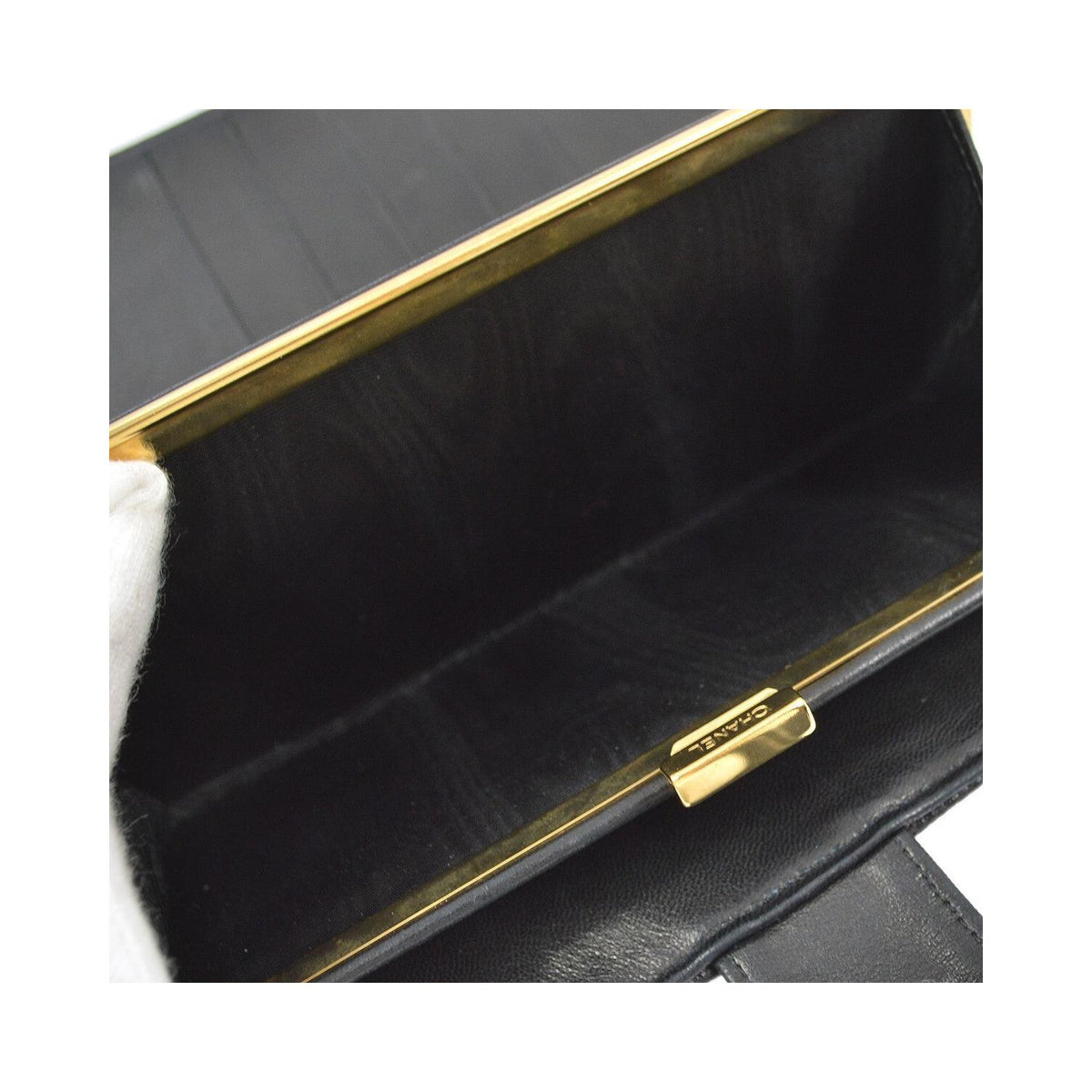 Chanel – Timeless CC French Long Portemonnaie Leder – Schwarz