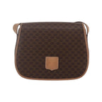 Celine - Torba Na Ramię Macadam Shoulder Bag Płótno - Brązowy