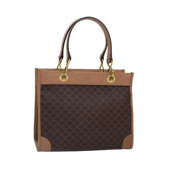 Celine Vintage Macadam Handbag Canvas and Leather Product Image