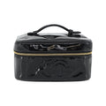 Chanel – Vintage-Handtasche Timeless Cosmetic Case Small Lackleder – Schwarz
