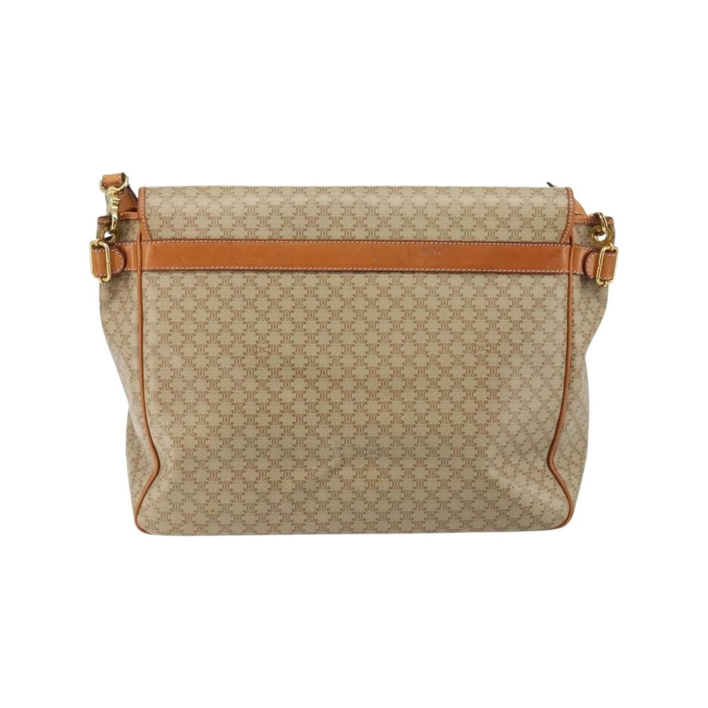 Celine - Borsa a spalla Macadam in tela - Beige
