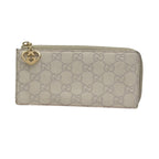 Gucci Interlocking G Zip Around Wallet (Outlet) Leather Long