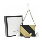 Gucci Zumi Chain Card Case Diagonal Quilted Leather Product Image