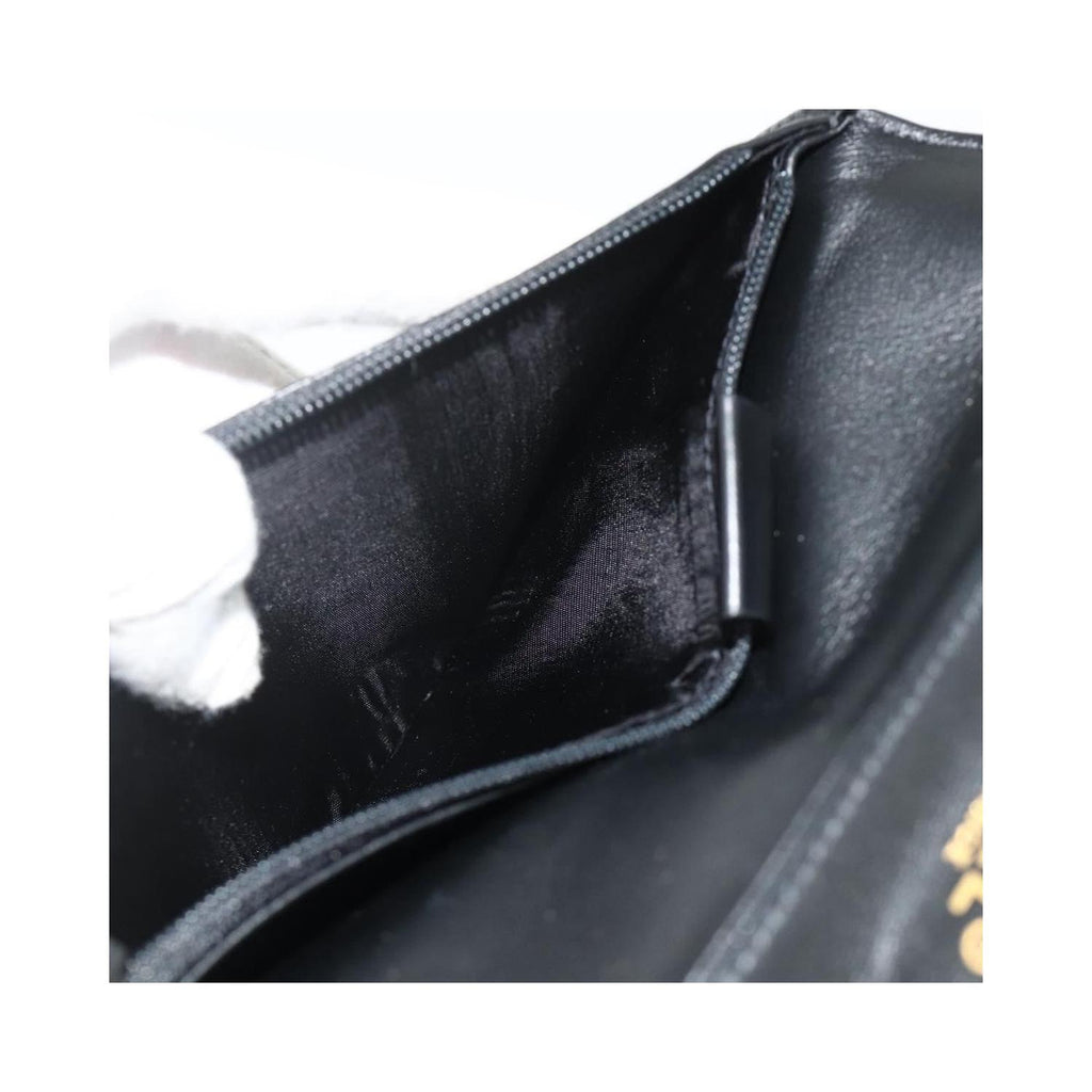 Chanel - Flap Clutch Kuverttaske Læder - Sort