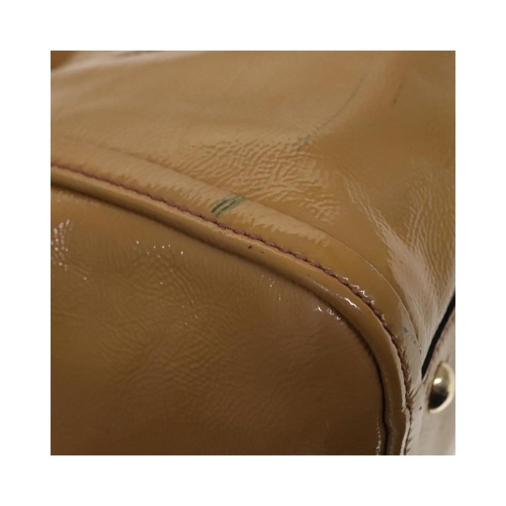 Gucci - Axelremsväska Soho Convertible Shoulder Bag Small Lackläder - Beige