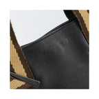 Gucci - Vintage Web Tote Lædershopper - Sort