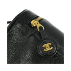 Chanel - Beauty case vintage Timeless piccolo in pelle - Nero