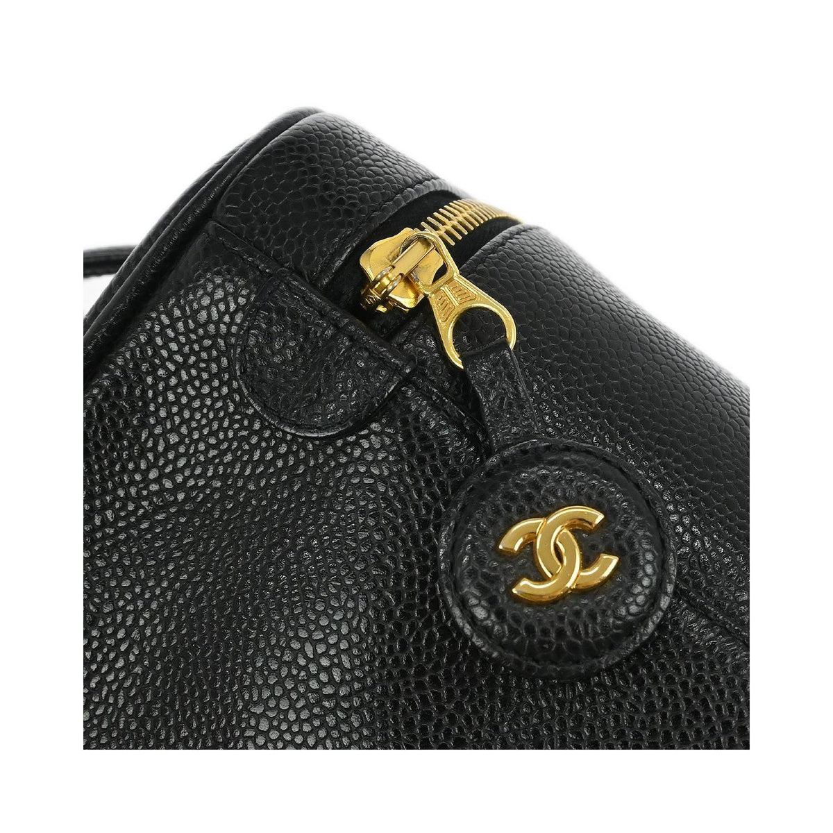 Chanel - Beauty case vintage Timeless piccolo in pelle - Nero