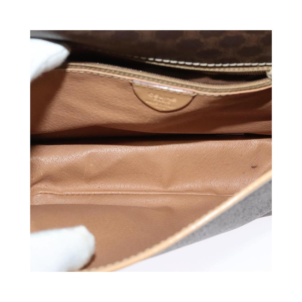 Celine - Borsa a spalla Macadam in tela - Marrone