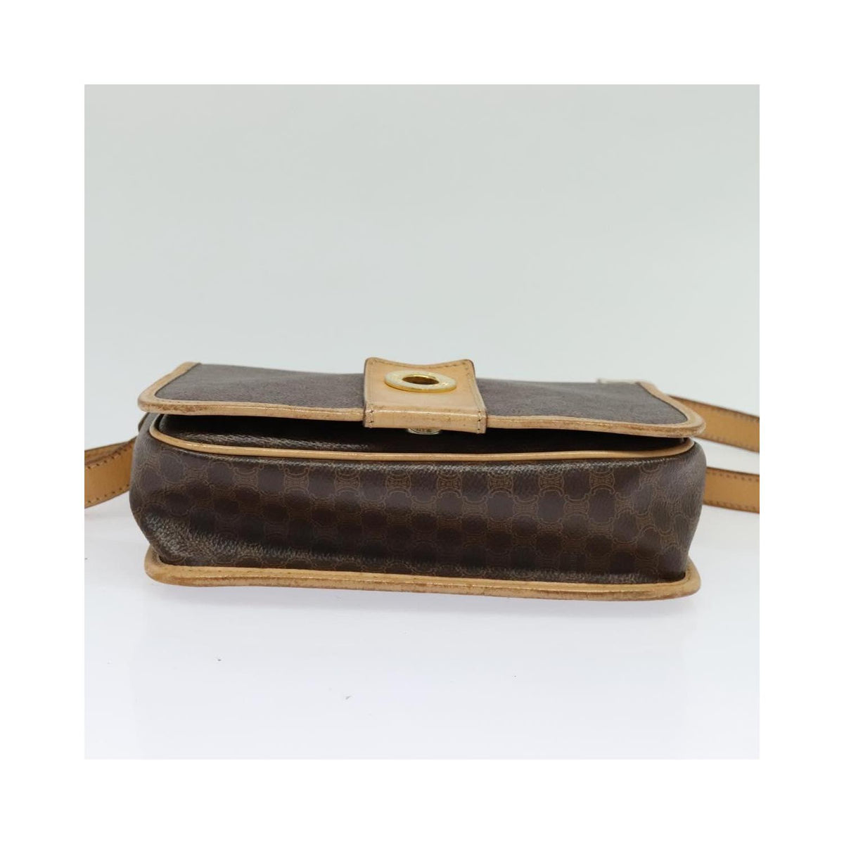 Celine - Borsa a spalla Macadam in tela - Marrone