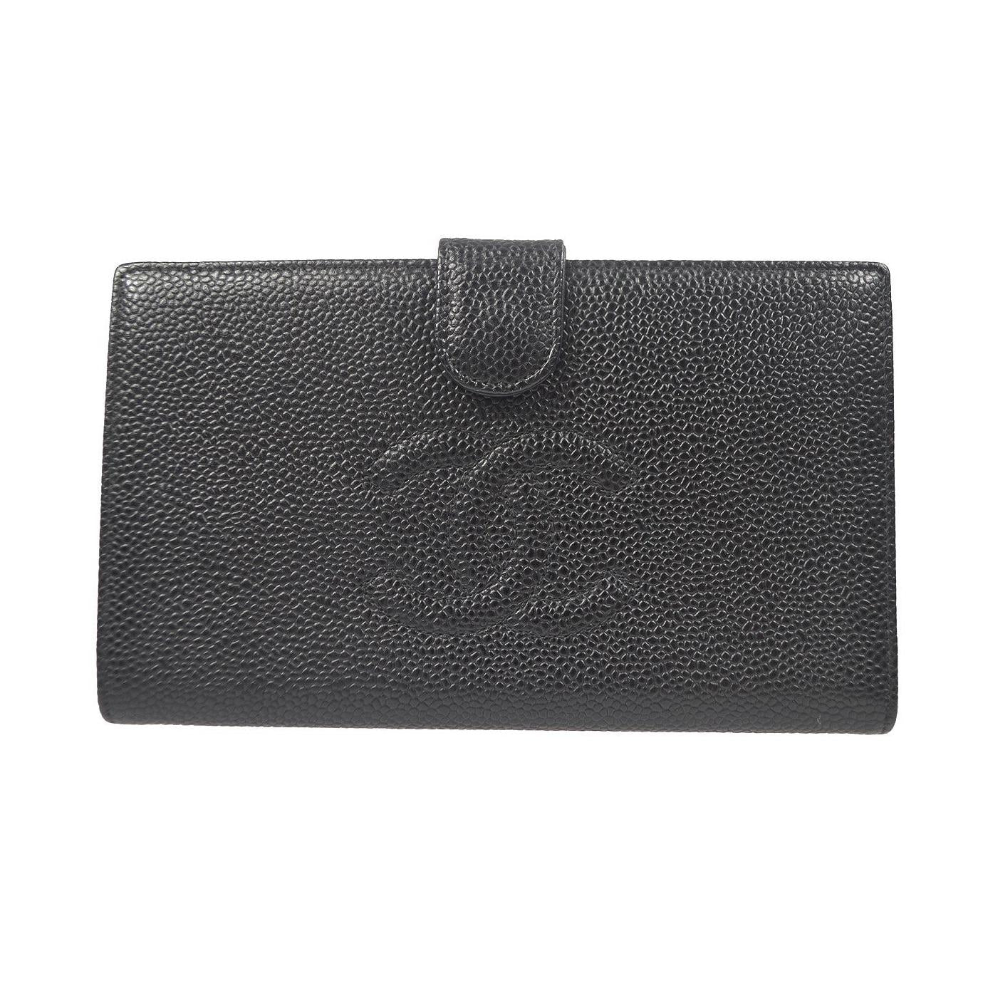 Chanel Timeless CC French Wallet Caviar Long