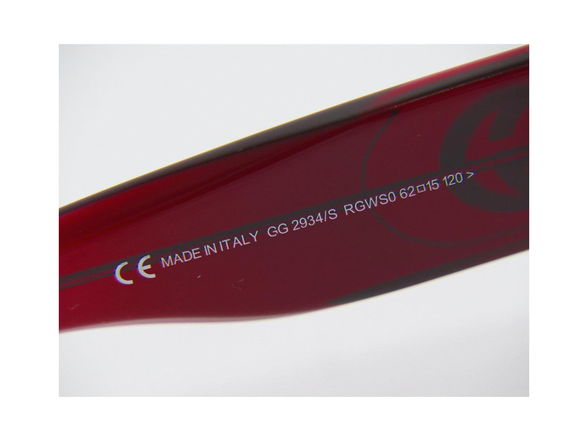 Gucci - Okulary Przeciwsłoneczne Eyewear Plastic - Czerwone