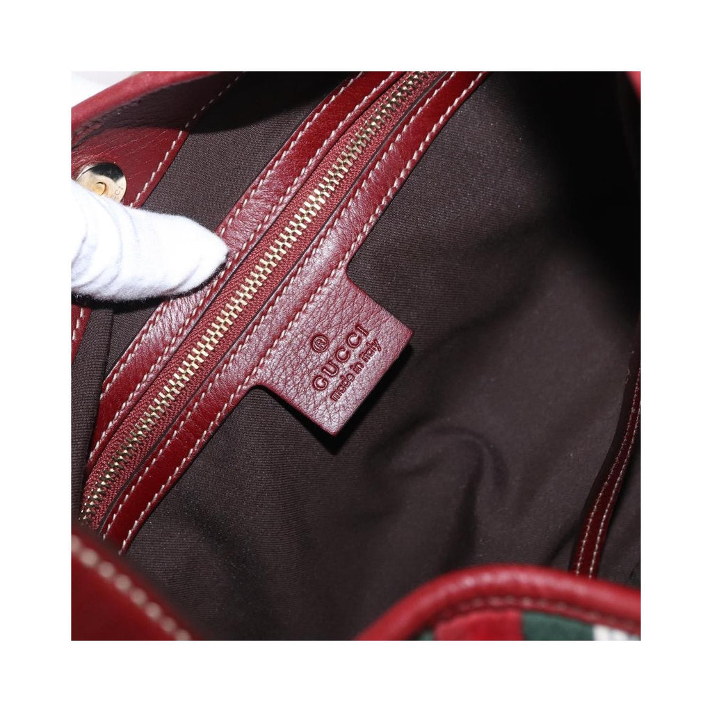 Gucci - Axelväska Vintage Jackie Shoulder Canvas - Grön