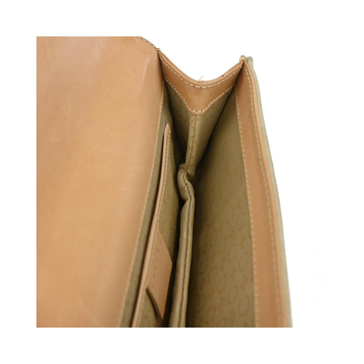 Celine - C Macadam Shoulder Pochette i mocka - Beige