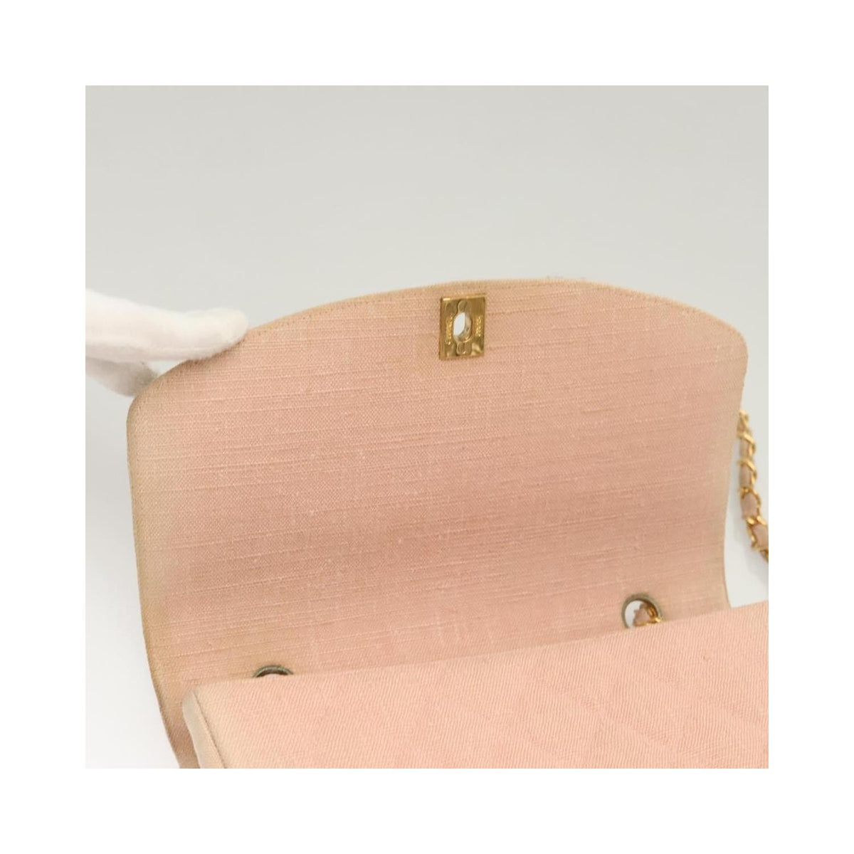 Chanel - Vintage Diana Flap Liten Axelremsväska i Canvas - Rosa