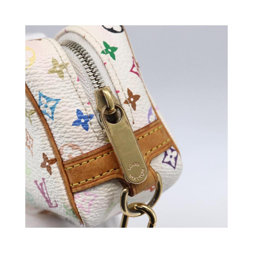 Louis Vuitton – Saszetka Wapity Trousse z płótna – Biała