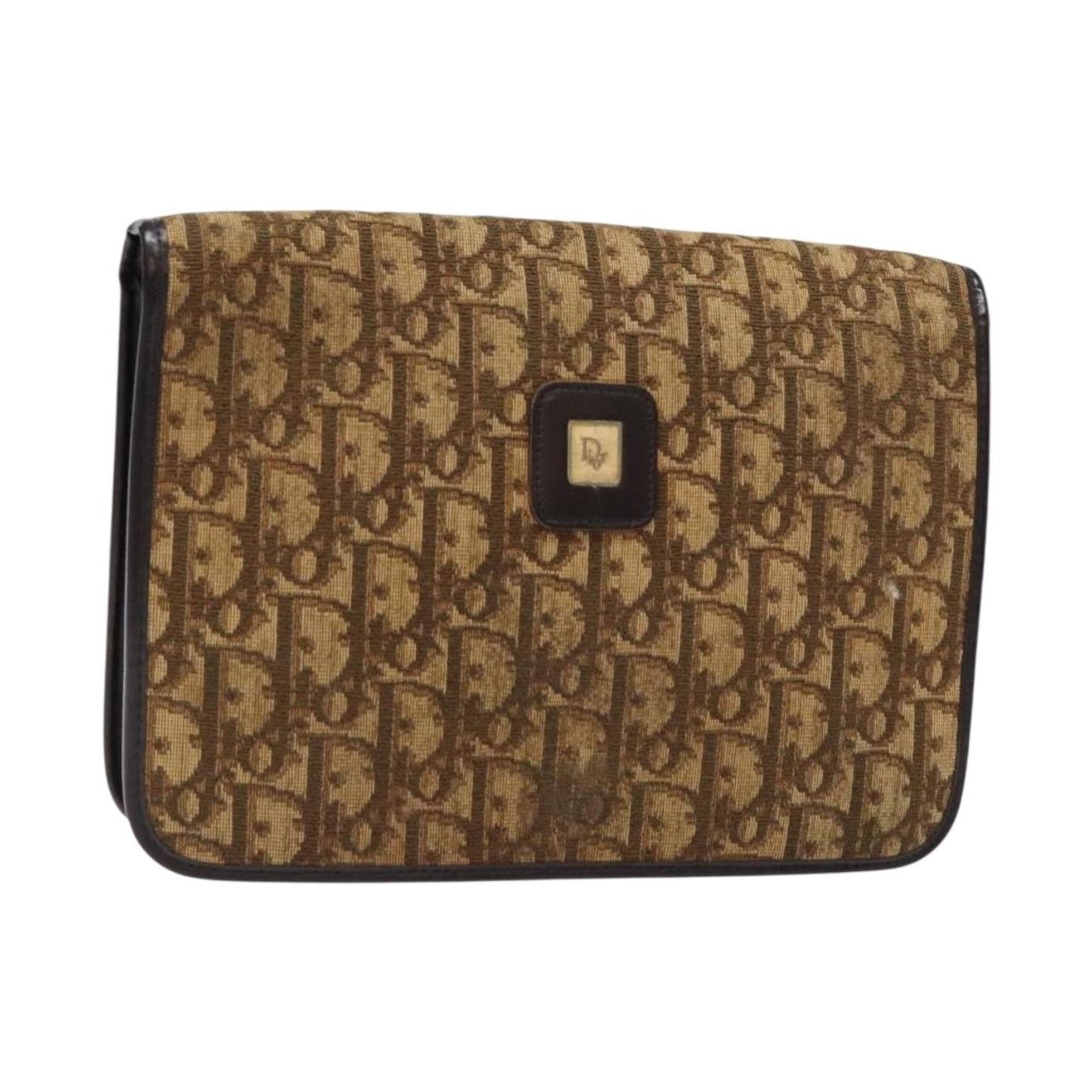 Christian Dior Vintage Trotter Pouch Diorissimo Canvas Product Image