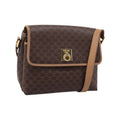 Celine - Macadam Medium Skuldertaske i Lærred - Brun