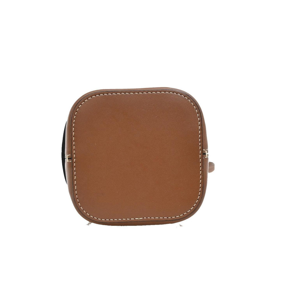Celine - Triomphe Box Small Handväska I Läder - Brun