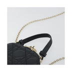 Christian Dior - Axelväska Lady Dior Phone Holder On Chain Läder - Svart