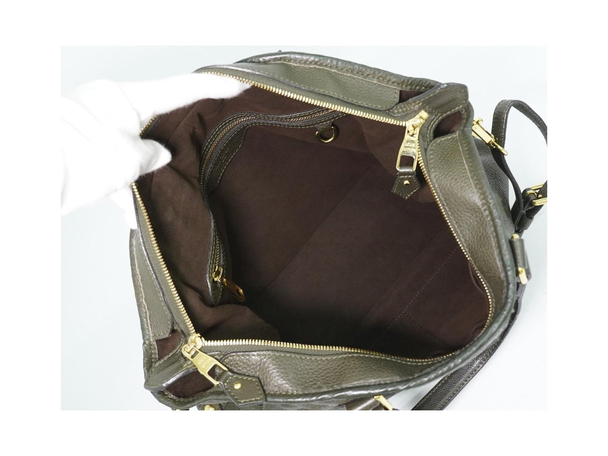Louis Vuitton - Handtasche Stellar PM Leder - Khaki