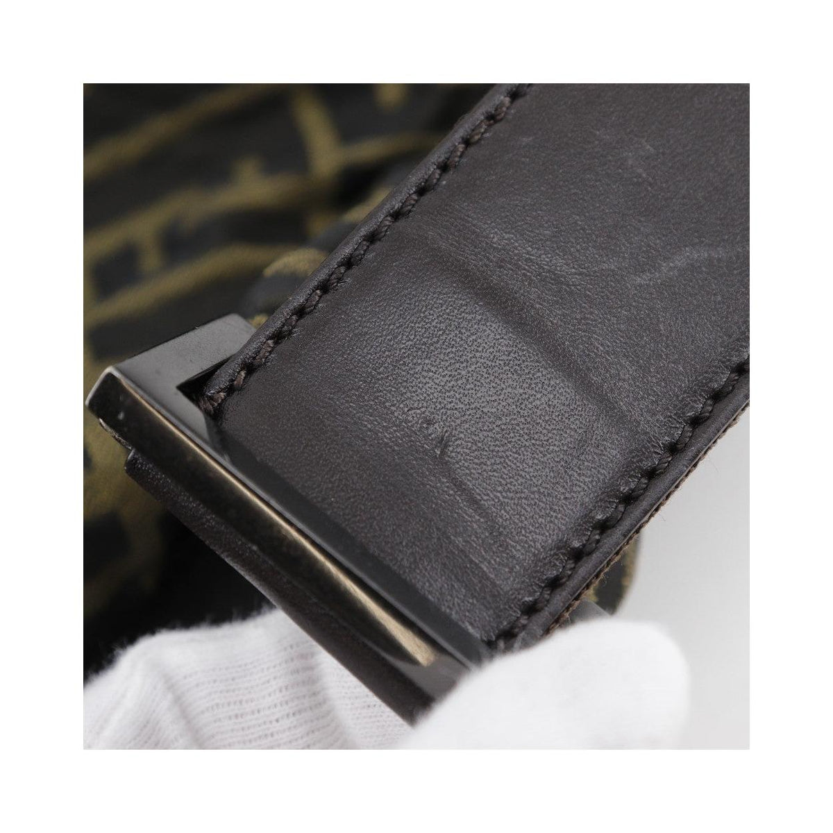 Fendi - Zucca Logo Skuldertaske Lærred - Brun