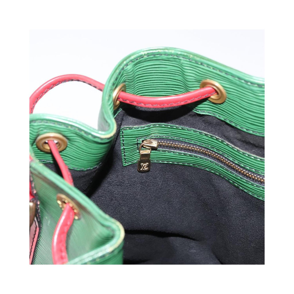 Louis Vuitton - Axelväska Bicolor Petit Noe Handbag Läder - Grön