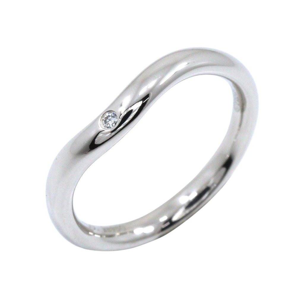 Tiffany & Co. - Fede nuziale curva Elsa Peretti in platino - Argento