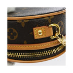 Louis Vuitton - Pochette Boite Chapeau Coin Purse Micro in tela - Marrone