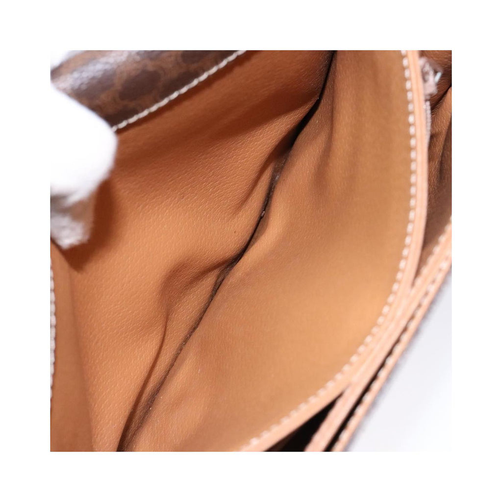 Celine - Axelremsväska Macadam Shoulder Bag Canvas - Brun