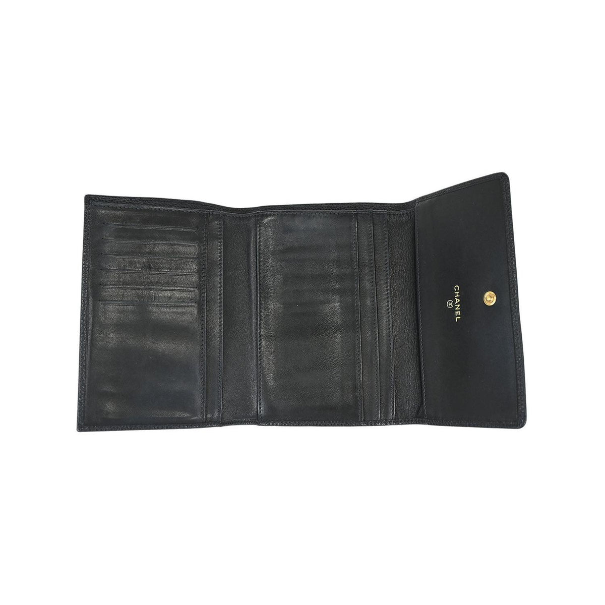 Chanel – Portfel Timeless CC French Long Calfskin – Czarny