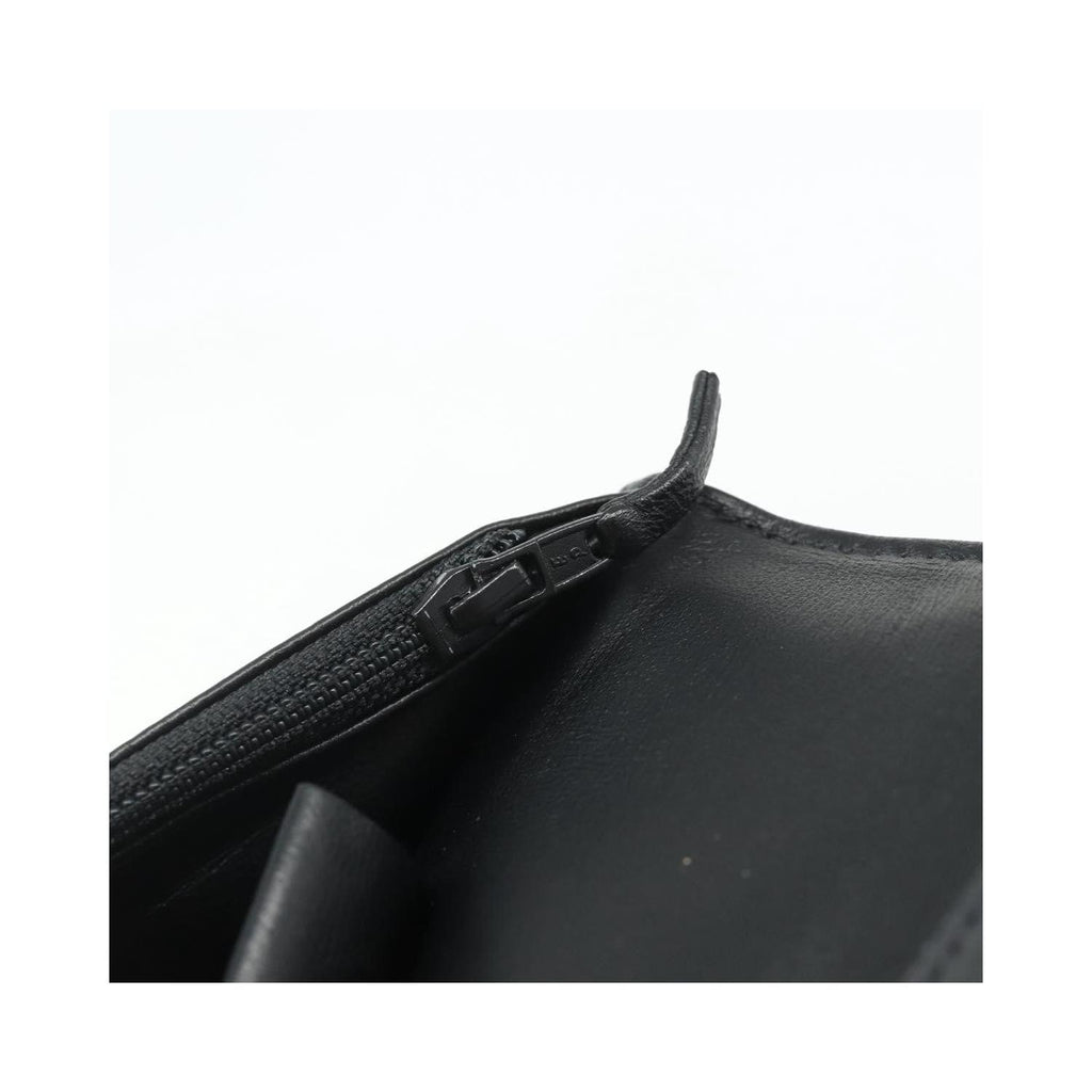 Chanel - Flap Clutch Kuverttaske Læder - Sort