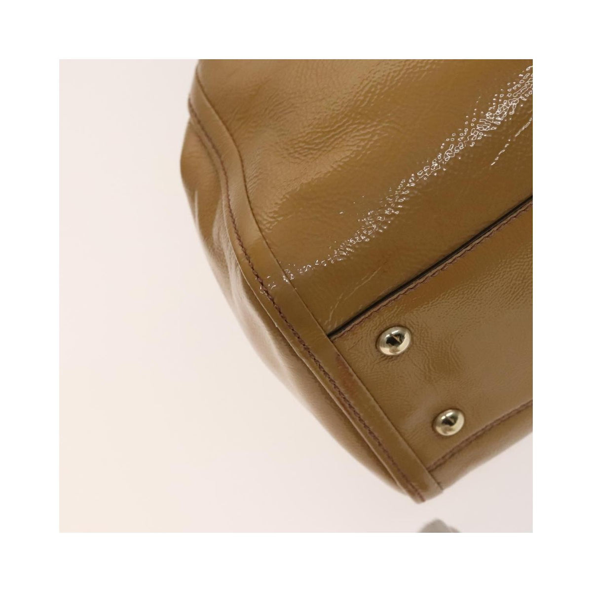 Gucci - Axelremsväska Soho Convertible Shoulder Bag Small Lackläder - Beige