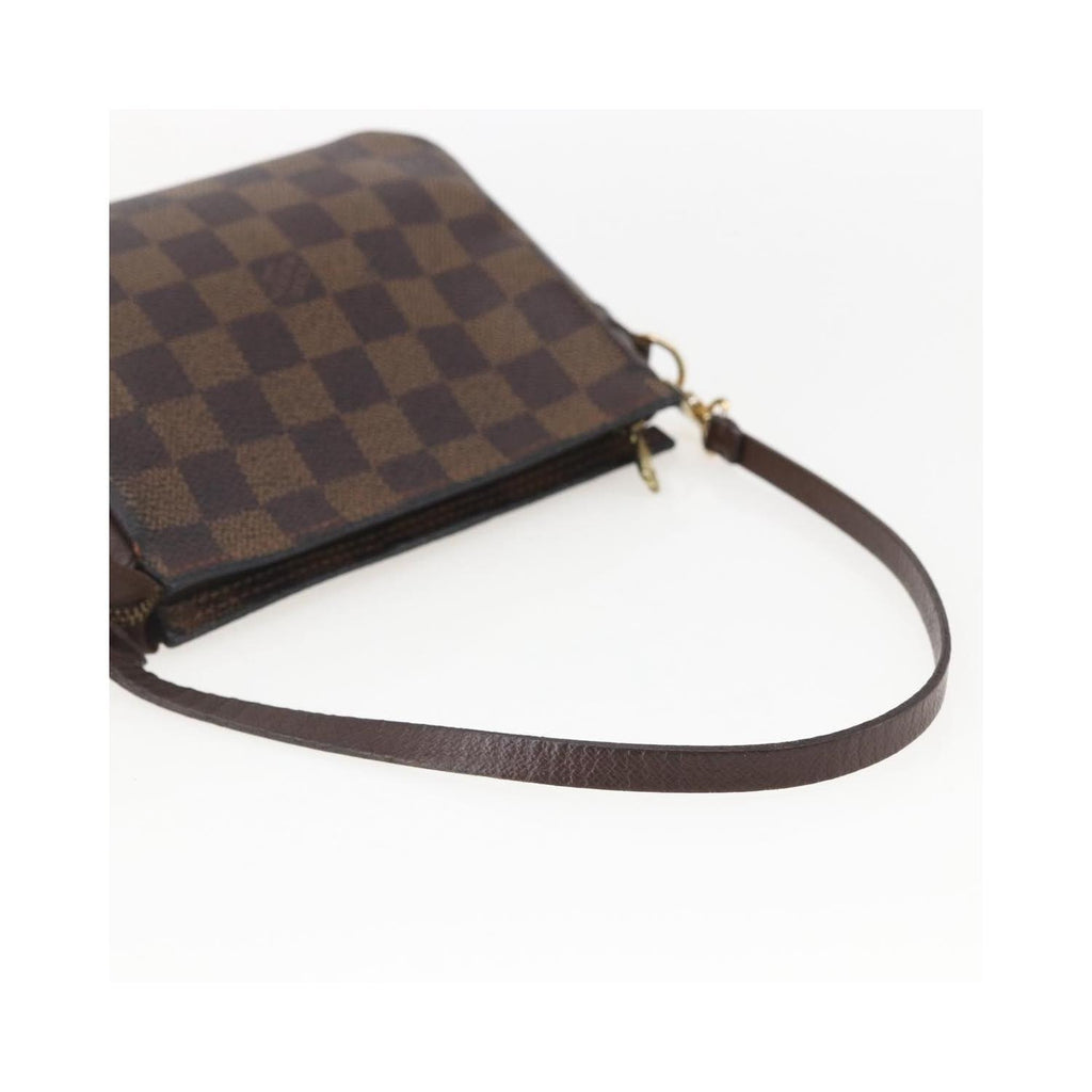 Louis Vuitton - Trousse Make Up Small Clutch i Lærred - Brun