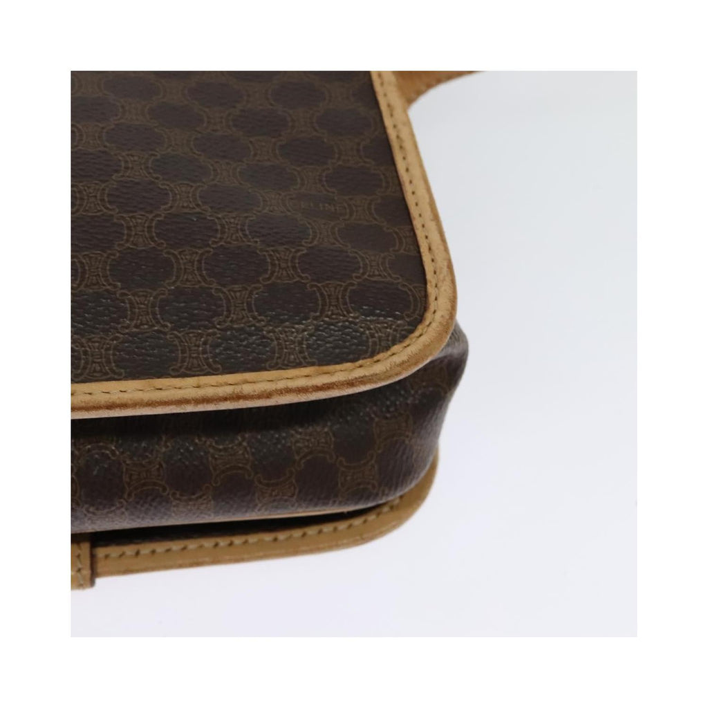 Celine - Borsa a spalla Macadam in tela - Marrone