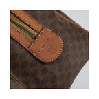 Celine – Torebka Na Ramię Macadam Handbag Z Płótna – Brązowa