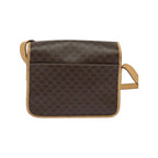 Celine - Borsa a spalla Macadam in tela - Marrone