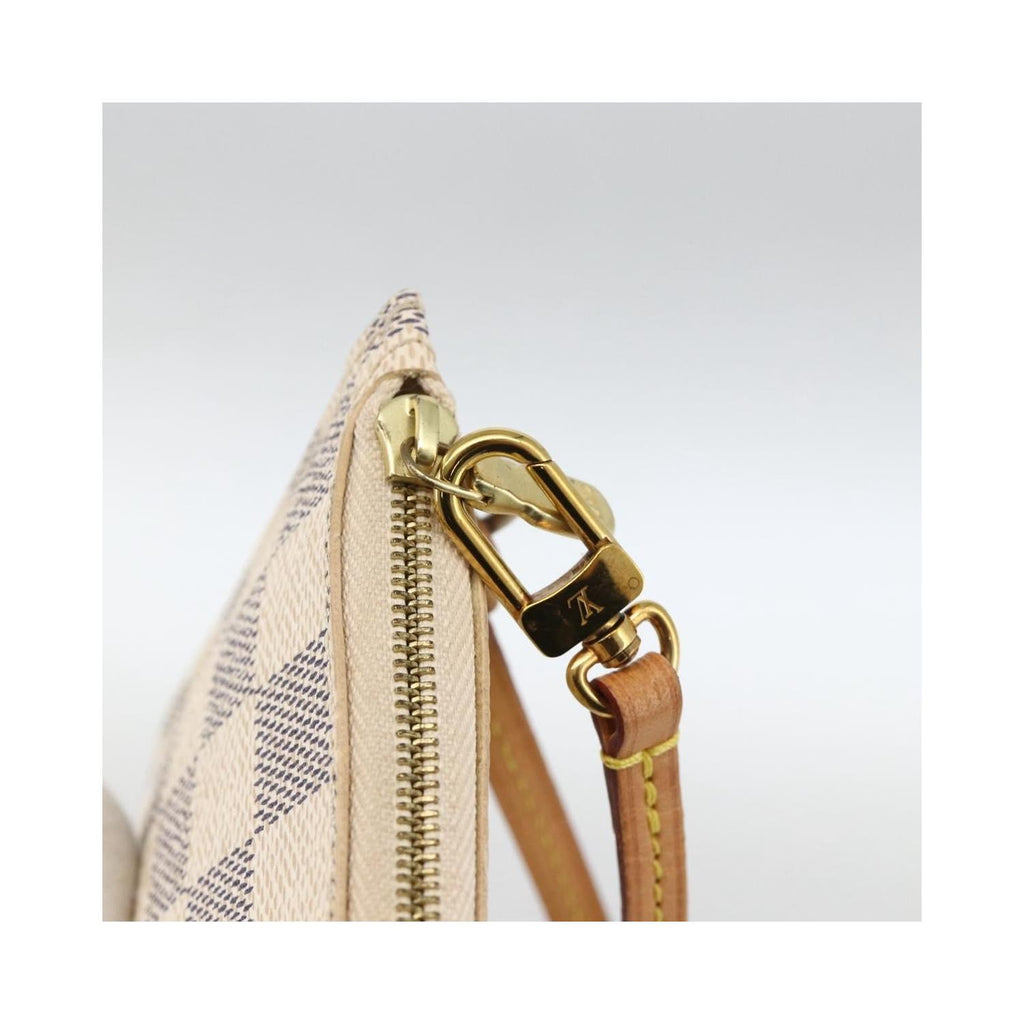 Louis Vuitton - Saszetka Neverfull Pochette Small Toile - Biała